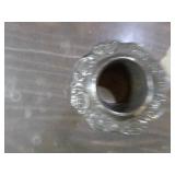 Baroque by Wallace Candle Holder with Silver Plated Goblets