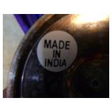 Baroque by Wallace Candle Holder with Silver Plated Goblets