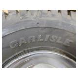 3 Lawn Mower Tires on Rims