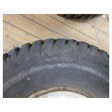 3 Lawn Mower Tires on Rims