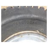 3 Lawn Mower Tires on Rims