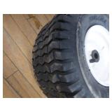 3 Lawn Mower Tires on Rims