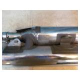 Motorcycle Exhaust Pipes and Helmet