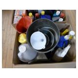 2 Boxes of Garage Liquids