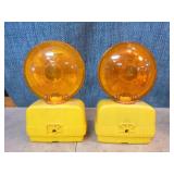 2 Visi-Flash Barricade Lights