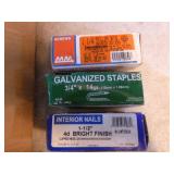 Fasteners, Nails and Staples