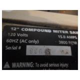 Pro-Tech 12" Contractor Series Compound Miter Saw