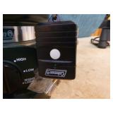 Coleman Lantern and 2 Binoculars