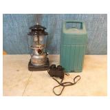 Coleman Lantern and Binoculars