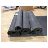 3 Rolls of Rubber Matting