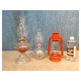 Dietz Junior No. Lantern and Oil Lamps