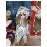 3 Porcelain Dolls