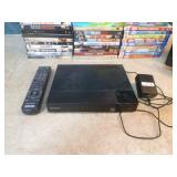 Sony BluRay DVD Player with DVDs