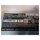 Sony BluRay DVD Player with DVDs