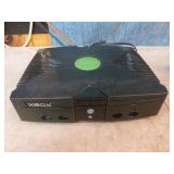 XBox with Controllers and Games