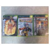 XBox with Controllers and Games