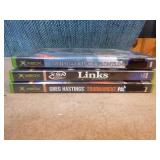 XBox with Controllers and Games