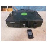 XBox with Controllers and Games