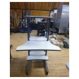 Computer Desk and Storage Cabinets