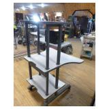 Computer Desk and Storage Cabinets