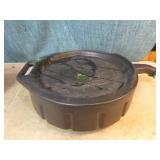 Garage Funnel and Oil Pan