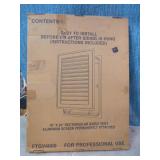 Gable Vent and Bath Fan