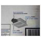 Gable Vent and Bath Fan