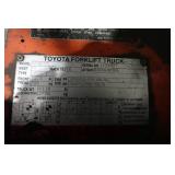 Toyota 5FGC15 Propane Forklift with Sideshift - 2700 Lb Capacity