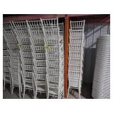 (40) White Chiavari Chairs...