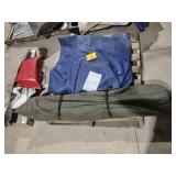 White Vinyl Canvas Tent, 20x20...