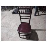 (39) Mahogany Chiavari Chairs...