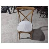 (40) Brown Crossback Chairs...