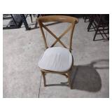 (40) Brown Crossback Chairs...