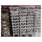 (40) Delta White Crossback Chairs...