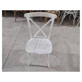 (40) Delta White Crossback Chairs...