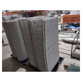 (126) Poly Folding Chairs...