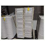 (130 Poly Folding Chairs...