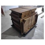 (10) Sweetheart Farmer Tables, 46x30