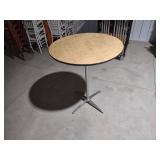 (10) 36" Bistro Tables with Cart...