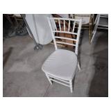 (40) White Chiavari Chairs...