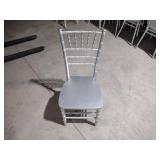 (40) Silver Chiavari Chairs...