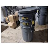 (3) Rubbermaid Brute 44 Gallon Cans...