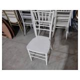 (48) White Chiavari Chairs...
