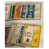 40+ Vintage 1960 US Liscense Plate Cards