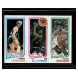 Larry Bird Rookie Year 1980-8 Topps #34 Rookie Vintage Basketball Card