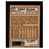 Tony Oliva 1968 Topps #165 Vintage Baseball Card
