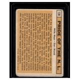 Willie Mays / Stan Musial 1963 Topps Pride of the NL #138 Vintage Baseball Card