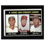 Sandy Koufax / Jim Bunning 1967 Topps NL Strikeout Leaders #238 Vintage Baseball Card