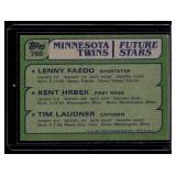 Kent Hrbek RC 1982 Topps Minnesota Twins Future Stars #766 Rookie Vintage Baseball Card