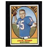 Jack Kemp 1967 Topps #24 Vintage Football Card